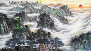 著名画家袁峰作品深受收藏市场青睐