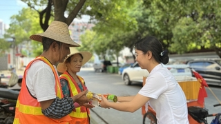 湖北移动升级爱心驿站“清凉守护”劳动者