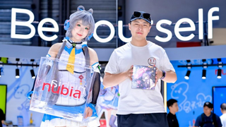 努比亚布局游戏二次元，携手洛天依亮相ChinaJoy2025