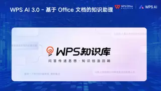 业内首个支持500M大文件处理，WPS知识库亮相2025全球产品经理大会