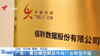 AI赋能产业升级！佰聆数据实践成果获大湾区经济新闻深度聚焦