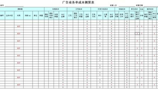 用勤哲Excel服务器做广告企业管理系统