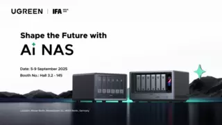 绿联亮相 IFA2025：MagFlow与AI NAS 新品展示