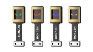 鸿石智能亮相2025光博会！极光耀影XC6全彩光机震撼登场