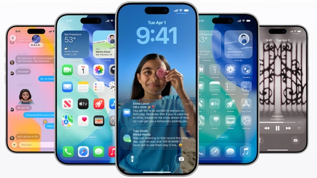 苹果iOS 26正式版携全新液态玻璃设计推送：半透明图标、实时翻译与增强群聊功能