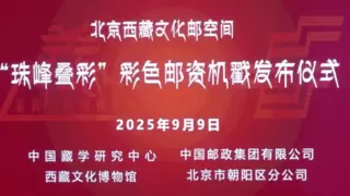 “纪念西藏自治区成立60周年”邮资彩戳在京首发