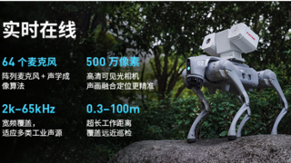 FOTRIC发布声学成像模组AC62 Sense，以超小尺寸化身机器狗的“声像眼睛”