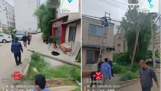 电线杆断裂致网络中断随州联通广水分公司紧急抢修保障网络畅通​