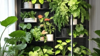 秋冬绿植 “缺光摆烂”？立式灯管植物灯破解养护难题