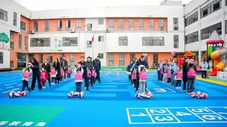 格兰云天第三座乡村儿童操场于安顺普定圆满落成