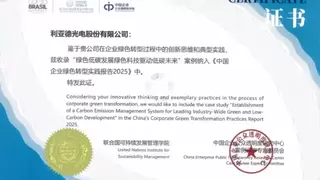 实力印证！利亚德绿色发展成就获国际国内双重认可