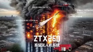 国内首套丨卓翼智能ZTX260改写超高层消防史,破局超高层建筑灭火全球性难题