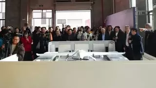 蜂巢空天SU-51智能无人机场在台州湾新区下线