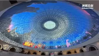 全国最大LED球幕，洲明制造