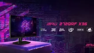 微星联合英伟达发布MPG 272QRF X36 G-SYNC Pulsar游戏显示器