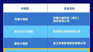 当虹科技BlackEye入选浙江省首批“AI+文化”重点模型