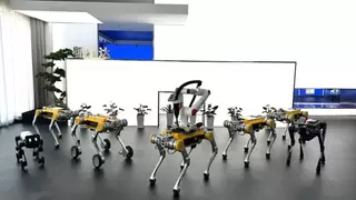 技术+制造双向赋能 镜识科技×凯尔达发布阿波罗工业四足机器人 引领产业协同新局面