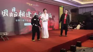 这次我们火了！晶臻科技创始人与机器人年会现场被1600度火焰灼烧