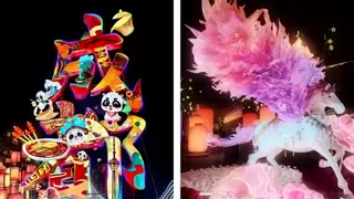 厦门园博苑灯会新晋入选2026全国新春灯会人气TOP10榜单 以人文表达跻身前三