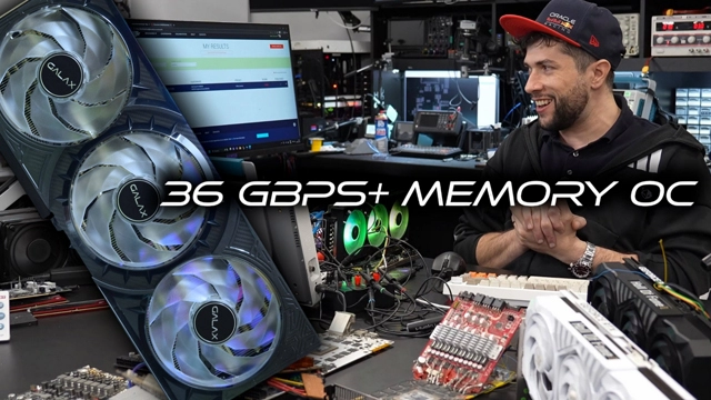 Teclab绕过英伟达RTX 50显存时钟限制，将RTX 5070 Ti超频至超过36Gbps