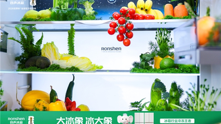 AWE探展｜别卷参数了！容声大冰象这台“大长腿”冰箱太圈粉