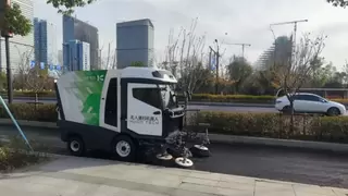 3吨级无人驾驶车库萨星筠：以具身智能重塑城市环卫新标杆