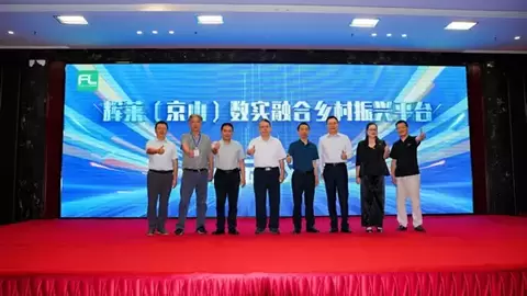 政企共建辉莱京山产业数字化平台 打造新一代县域数字新基建标杆