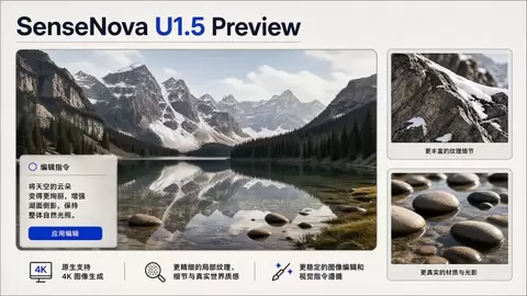 原生统一多模态进阶！SenseNova U1.5-Lite-Preview开源，生成编辑能力再进化