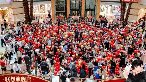 天禧AI妙记为联想旗舰店上海环球港开业再添“超能力，语音文字图片同步整理