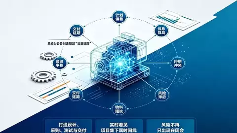 项目集计划总落空？易趋为装备制造搭建“数据链路”