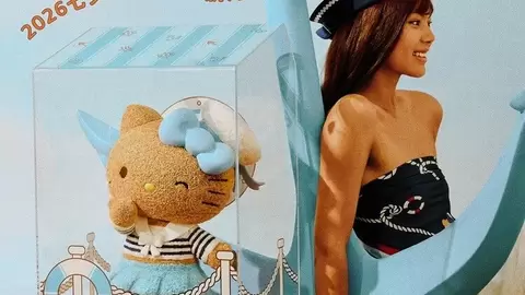 野兽派×Hello Kitty「辣妹航海家」七夕系列首发：长腿合作款首次亮相