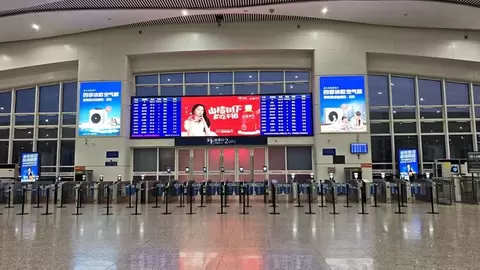 连接千万旅客的每一次出发丨视爵光旭LED显示入驻全国多座高铁站