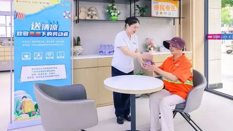 湖北移动AI驿站送清凉 心级服务惠民生