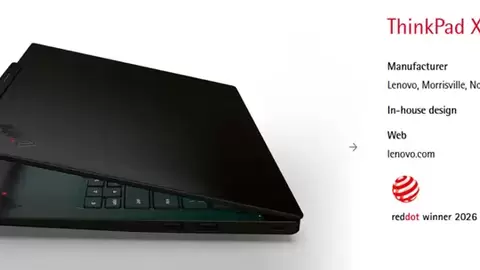 联想ThinkPad X14 2026斩获2026红点设计奖与多项国家发明专利