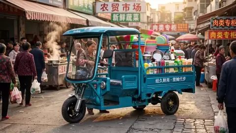 短途运输“油改电”提速，汉邦车业美缔电动三轮车布局城乡配送场景