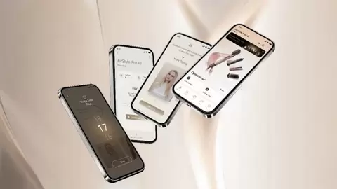 ​追觅美发棒APP设计斩获2025 SHOP!设计大奖