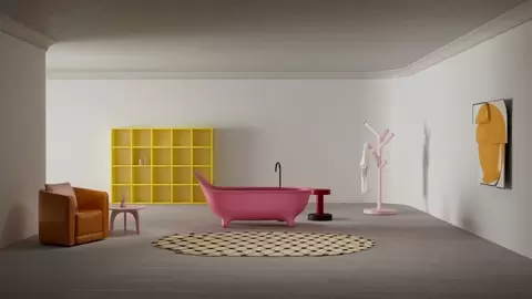 琬宝丽携手Aldo Cibic推出Armchair扶手椅浴缸 米兰一次驻足促成跨品类合作