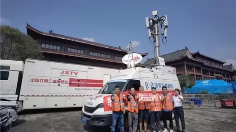赣鄱骑行路 联通护航行：中国联通5G-A为环鄱赛铺设通信高速路