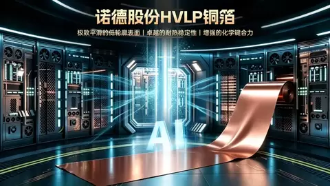 诺德AI电子电路铜箔系列丨HVLP铜箔:超低轮廓,赋能AI高频传输