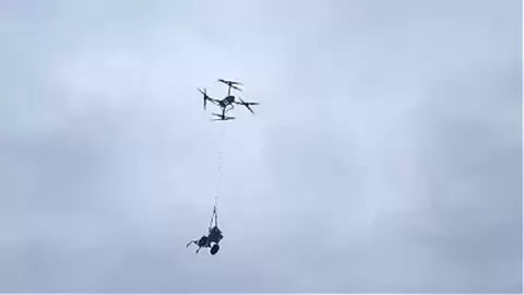低空重载拓新路，山地农机空中行——卓翼智能ZMD200重磅亮相第33届杨凌农高会
